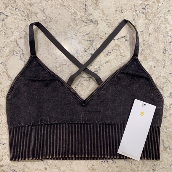 Spiritual Gangster Other - NWT - Spiritual Gangster Strappy Crossover Sports Bra